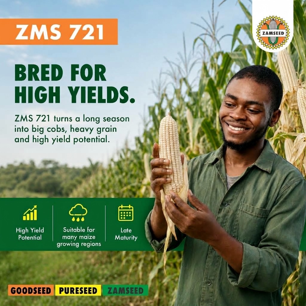 ZMS 721, bred for high yields